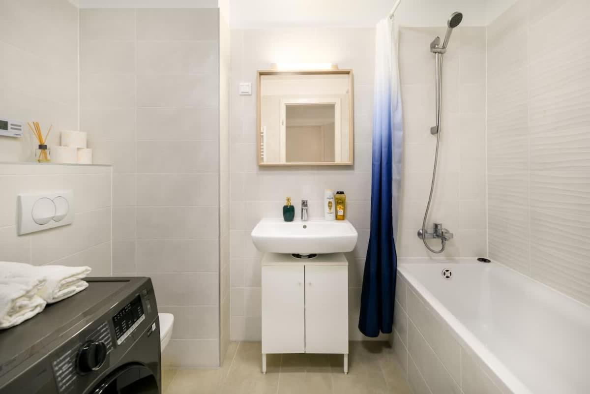 בודפשט A101 - Liberty Bridge Projection Home With Free Parking מראה חיצוני תמונה